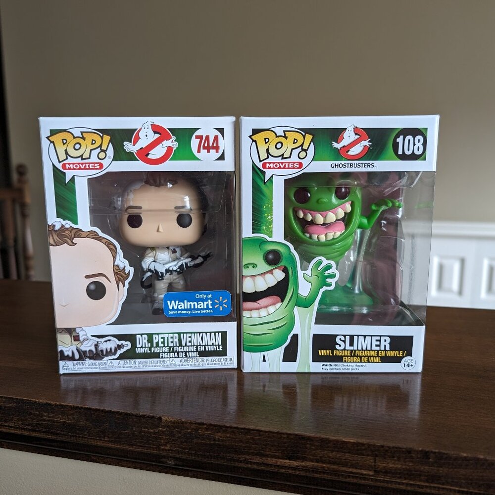 Funko Pop Ghostbusters Slimer Venkman Exclusive